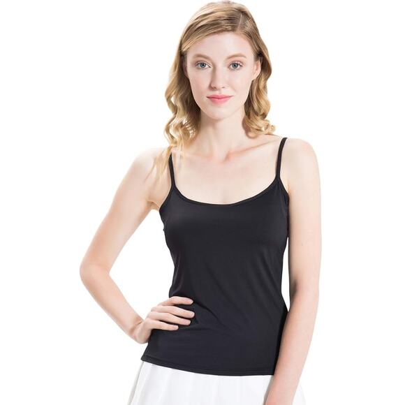 Xhilaration Black Sleeveless Cami Camisole Tank Top Junior's Size Large 11-13 - Picture 1 of 7